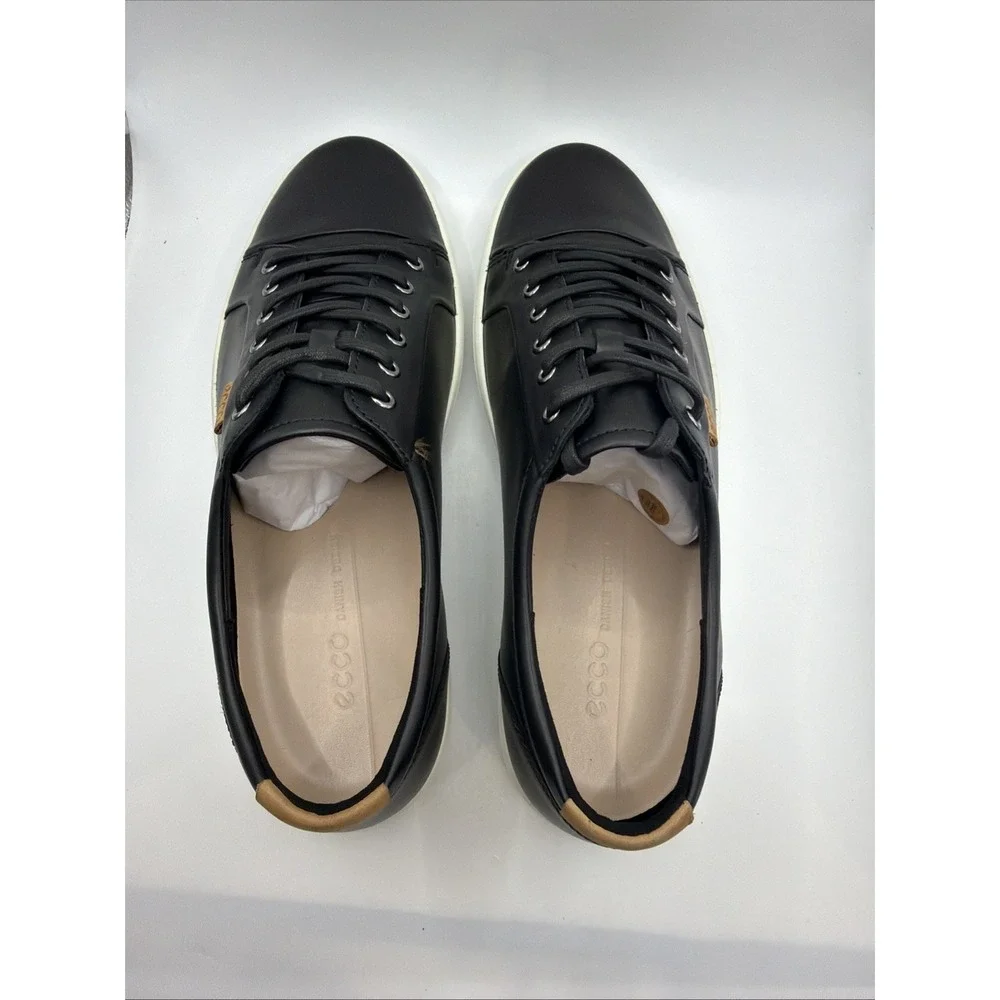 ECCO Soft 7 Men's Black  Athletic Shoes. 430004 01001 Size EU 46, US 12-12.5.